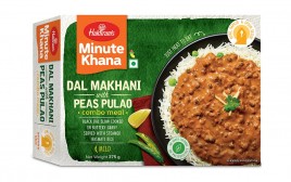 Haldiram's Minute Khana Dal Makhani With Peas Pulao Combo Meal  Box  375 grams